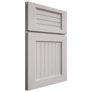 Shiloh Cabinetry Full Overlay Beaded Century White Oak Quarter Sawn Cotton Door