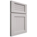 Shiloh Cabinetry Full Overlay Beaded Century White Oak Quarter Sawn Cotton Door
