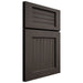 Shiloh Cabinetry Full Overlay Beaded Century White Oak Quarter Sawn Creekside Door