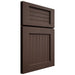 Shiloh Cabinetry Full Overlay Beaded Century White Oak Quarter Sawn Dusk Door