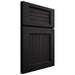 Shiloh Cabinetry Full Overlay Beaded Century White Oak Quarter Sawn Espresso Door