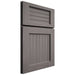 Shiloh Cabinetry Full Overlay Beaded Century White Oak Quarter Sawn Flagstone Door