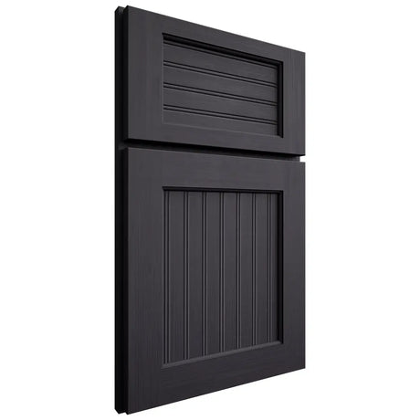Shiloh Cabinetry Full Overlay Beaded Century White Oak Quarter Sawn Harbor Door