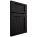 Shiloh Cabinetry Full Overlay Beaded Century White Oak Quarter Sawn Ink Door
