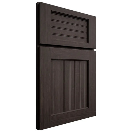 Shiloh Cabinetry Full Overlay Beaded Century White Oak Quarter Sawn Morel Door