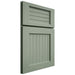 Shiloh Cabinetry Full Overlay Beaded Century White Oak Quarter Sawn Moss Door
