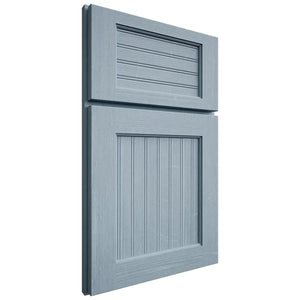 Shiloh Cabinetry Full Overlay Beaded Century White Oak Quarter Sawn Sky Door