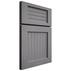 Shiloh Cabinetry Full Overlay Beaded Century White Oak Quarter Sawn Sterling Door