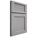 Shiloh Cabinetry Full Overlay Beaded Century White Oak Quarter Sawn Stratus Door