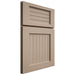 Shiloh Cabinetry Full Overlay Beaded Century White Oak Quarter Sawn Straw Door