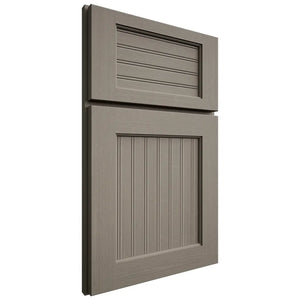 Shiloh Cabinetry Full Overlay Beaded Century White Oak Quarter Sawn Thyme Door