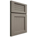 Shiloh Cabinetry Full Overlay Beaded Century White Oak Quarter Sawn Thyme Door