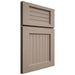 Shiloh Cabinetry Full Overlay Beaded Century White Oak Quarter Sawn Whitewash Door