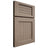 Shiloh Cabinetry Full Overlay Beaded Century White Oak Rift Cut Almond Door
