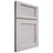 Shiloh Cabinetry Full Overlay Beaded Century White Oak Rift Cut Cotton Door