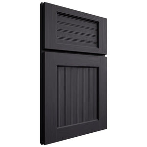 Shiloh Cabinetry Full Overlay Beaded Century White Oak Rift Cut Harbor Door