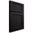 Shiloh Cabinetry Full Overlay Beaded Century White Oak Rift Cut Ink Door