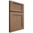 Shiloh Cabinetry Full Overlay Beaded Century White Oak Rift Cut Medium Door