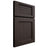 Shiloh Cabinetry Full Overlay Beaded Century White Oak Rift Cut Morel Door