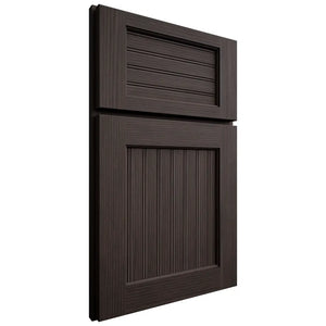 Shiloh Cabinetry Full Overlay Beaded Century White Oak Rift Cut Morel Door