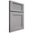 Shiloh Cabinetry Full Overlay Beaded Century White Oak Rift Cut Stratus Door