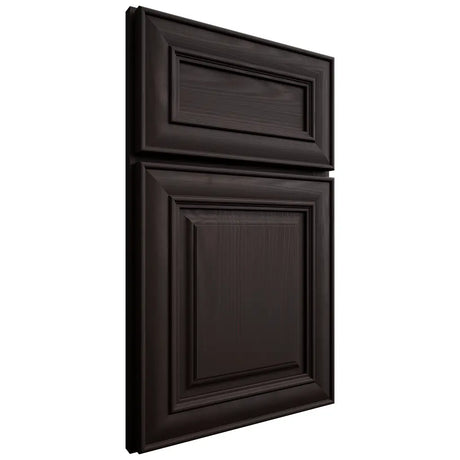 Shiloh Cabinetry Full Overlay Bradford Alder Plain Cut Espresso Door