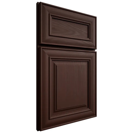 Shiloh Cabinetry Full Overlay Bradford Alder Plain Cut Umber Door