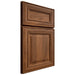 Shiloh Cabinetry Full Overlay Bradford Hickory Plain Cut Burnt Sugar Door