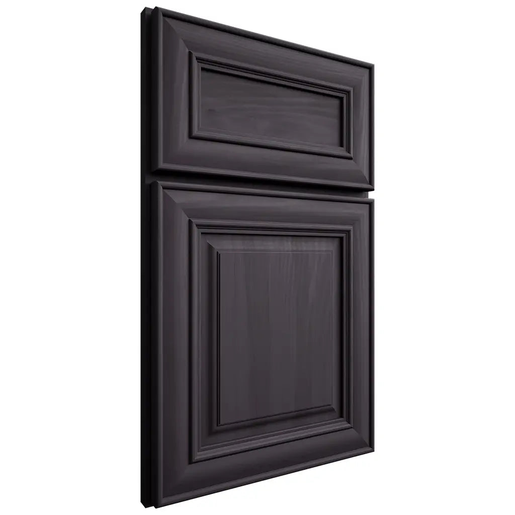Shiloh Cabinetry Full Overlay Bradford Hickory Plain Cut Harbor Door