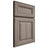 Shiloh Cabinetry Full Overlay Bradford Hickory Plain Cut Sterling Door