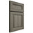 Shiloh Cabinetry Full Overlay Bradford Hickory Plain Cut Thyme Door