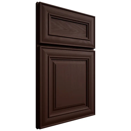 Shiloh Cabinetry Full Overlay Bradford Maple Plain Cut Cocoa Door