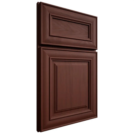 Shiloh Cabinetry Full Overlay Bradford Maple Plain Cut Sable Door