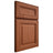 Shiloh Cabinetry Full Overlay Bradford Maple Plain Cut Spice Door