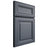 Shiloh Cabinetry Full Overlay Bradford Paintable Slate Tile Door