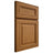 Shiloh Cabinetry Full Overlay Bradford Red Oak Plain Cut Autumn Door