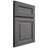 Shiloh Cabinetry Full Overlay Bradford Red Oak Plain Cut Cadet Door