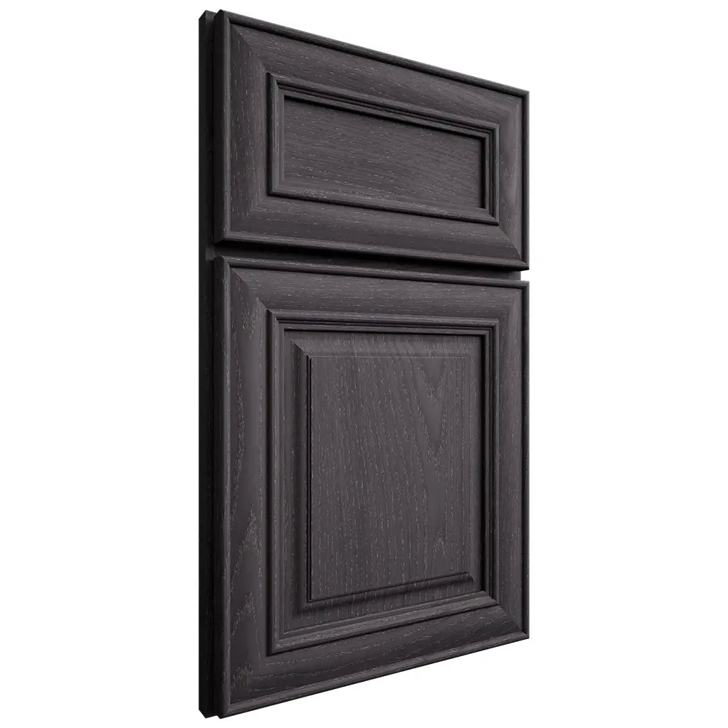 Shiloh Cabinetry Full Overlay Bradford Red Oak Plain Cut Harbor Door