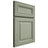 Shiloh Cabinetry Full Overlay Bradford Red Oak Plain Cut Moss Door
