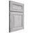Shiloh Cabinetry Full Overlay Bradford Walnut Plain Cut Stratus Door