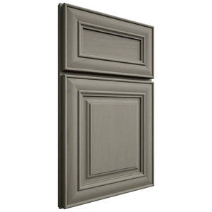 Shiloh Cabinetry Full Overlay Bradford Walnut Plain Cut Thyme Door