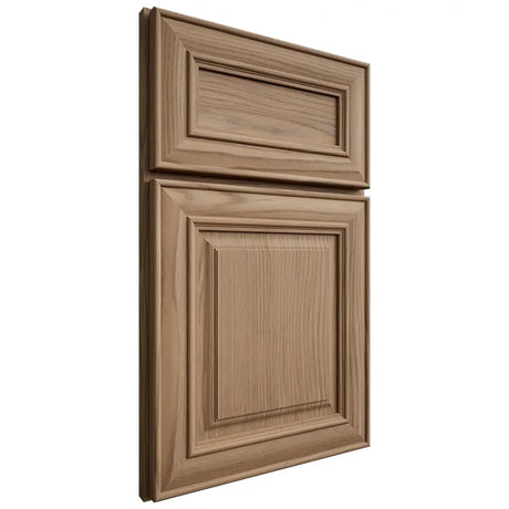 Shiloh Cabinetry Full Overlay Bradford White Oak Plain Cut Natural Door