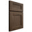 Shiloh Cabinetry Full Overlay Bristol Alder Plain Cut Caviar Door