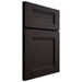 Shiloh Cabinetry Full Overlay Bristol Alder Plain Cut Espresso Door