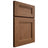 Shiloh Cabinetry Full Overlay Bristol Alder Plain Cut Walnut Door
