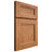 Shiloh Cabinetry Full Overlay Bristol Cherry Plain Cut Medium Door