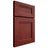 Shiloh Cabinetry Full Overlay Bristol Cherry Plain Cut Red Door