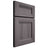 Shiloh Cabinetry Full Overlay Bristol Hickory Plain Cut Cadet Door