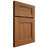 Shiloh Cabinetry Full Overlay Bristol Hickory Plain Cut Chestnut Door