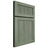 Shiloh Cabinetry Full Overlay Bristol Hickory Plain Cut Moss Door